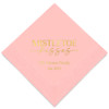 Personalized Holiday Napkins - Mistletoe Kisses