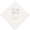 Personalized Holiday Napkins - Oh What Fun!