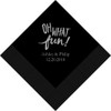 Personalized Holiday Napkins - Oh What Fun!