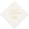 Personalized Holiday Napkins - Midnight Merry Christmas