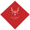 Personalized Holiday Napkins -Rudolph Reindeer