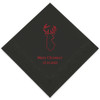 Personalized Holiday Napkins - Christmas Reindeer