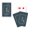 Personalized Playing Card Favors - Stacked Monogram