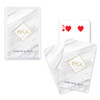 Personalized Playing Card Favors - Geo Marble