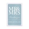 Personalized Playing Card Favors - Mr. & Mrs. - Powder Blue