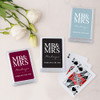 Personalized Playing Card Favors - Mr. & Mrs.