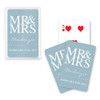 Personalized Playing Card Favors - Mr. & Mrs.