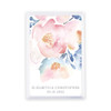 Personalized Playing Card Favors - Floral Garden - Periwinkle