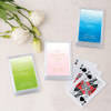 Personalized Playing Card Favors - Aqueous