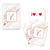 Personalized Playing Card Favors - Foil - Rustic Monogram 