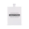 Personalized Flask in White Stainless - Groomsman Monogram Print