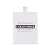 Personalized Flask in White Stainless - Groom Monogram Print