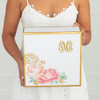 Personalized Bridesmaid Gift Box - Bridesmaid Proposal - Floral Monogram