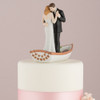 Romantic Wedding Cake Topper - Porcelain - Custom - Row Away