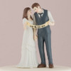 Romantic Wedding Cake Topper - Unique - Casual - Bride & Groom - Indie