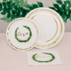 Disposable Tableware - Bridal Shower, Engagement Party - Love Wreath