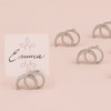 Silver Ring Place Card Holders