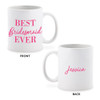 Personalized Bridesmaid Mug Gift - Coffee - Ceramic - Best Bridesmaid Ever