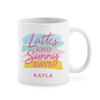 Personalized Bridesmaid Mug Gift - Coffee - Lattes & Sunny Days