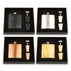 Personalized Black Hip Flask - Initials - Groomsmen Gift