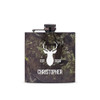 Personalized Camouflage Flask - Deer - Groomsmen Gift