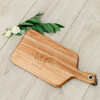 Personalized Cutting Board with Handle - Wood - Modern Couple