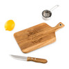 Personalized Cutting Board with Handle - Wood - Signature