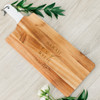 Personalized Cutting Board with White Handle - Wood - Modern Couple