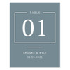 Personalized Table Numbers Cards - Wedding Reception - Rustic Love