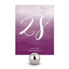 Personalized Table Numbers Cards - Wedding Reception - Aqueous
