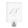 Personalized Table Numbers Cards - Wedding Reception - Classic Script