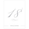 Personalized Table Numbers Cards - Wedding Reception - Classic Script