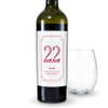 Personalized Wine Bottle Table Numbers - Wedding Reception - Classic