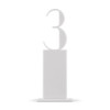 Acrylic Table Numbers - White, Black - Wedding - Pedestal