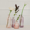 Glass Bottle Vases Set in Shades of Purple - Reception Centerpieces