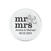 Personalized Bottle Stopper Favors - Metal - Mr. & Mrs.