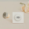 Personalized Bottle Stopper Favors - Metal - Monogram