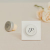 Personalized Bottle Stopper Favors - Metal - Decorative Initial