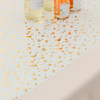 Decorative Paper Table Runner - Gold Confetti