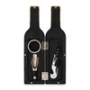 Personalized Corkscrew Gift Set - Wine Bottle Shaped - Sans Serif Groomsman