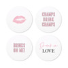 Disposable Paper Coasters - Wedding, Bridal Shower, Engagement Party - Bachelorette