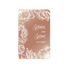 Personalized Metallic Playing Card Favors - Modern Floral - Rose Gold