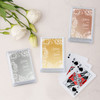 Personalized Metallic Playing Card Favors - Modern Floral