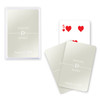 Personalized Metallic Playing Card Favors - Custom - Script