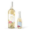 Personalized Wine Bottle Labels - Modern Floral