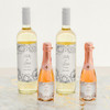 Personalized Foil Wine Bottle Labels - Modern Floral