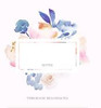 Personalized Notepad Favors - Garden Party - Periwinkle