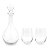 Engraved Decanter Set with Wine Glasses - Personalized - Mr. & Mrs.