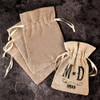 Linen Drawstring Favor Bags - Plain