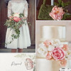 Peony Inspired Wedding Theme w/Blooming Pastels response card